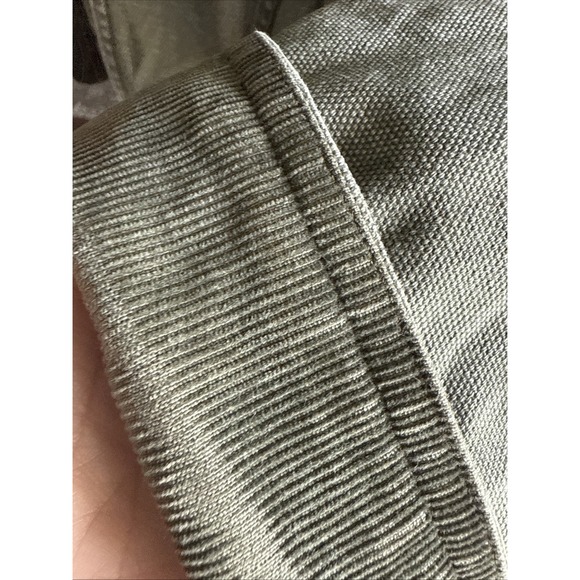 VTG LL Bean Men's Canvas Flannel Lined Barn Field Coat Jacket  Green L - Picture 8 of 11